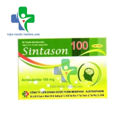 Sintason 100 - Thuốc điều trị rối loạn tâm thần phân liệt của Mebiphar